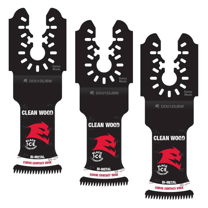 DIABLO 1-1/4 pulgadas Demo Demon Universal Fit Bi-Metal Oscillating Tool Blades para madera limpia - DOU125JBW3