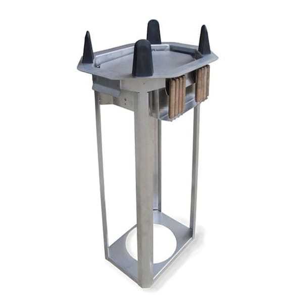 Lakeside Open Drop-In Oval Plate Dispenser; 8-3/4"x11-3/4" to 9-1/4"x12-1/2" - V4012