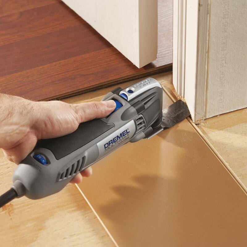 Hojas de corte enrasado para herramienta múltiple oscilante Dremel Universal Dual Interface de 2 in. para madera, tablaroca y plástico (paquete de 4) - MM480BU-4