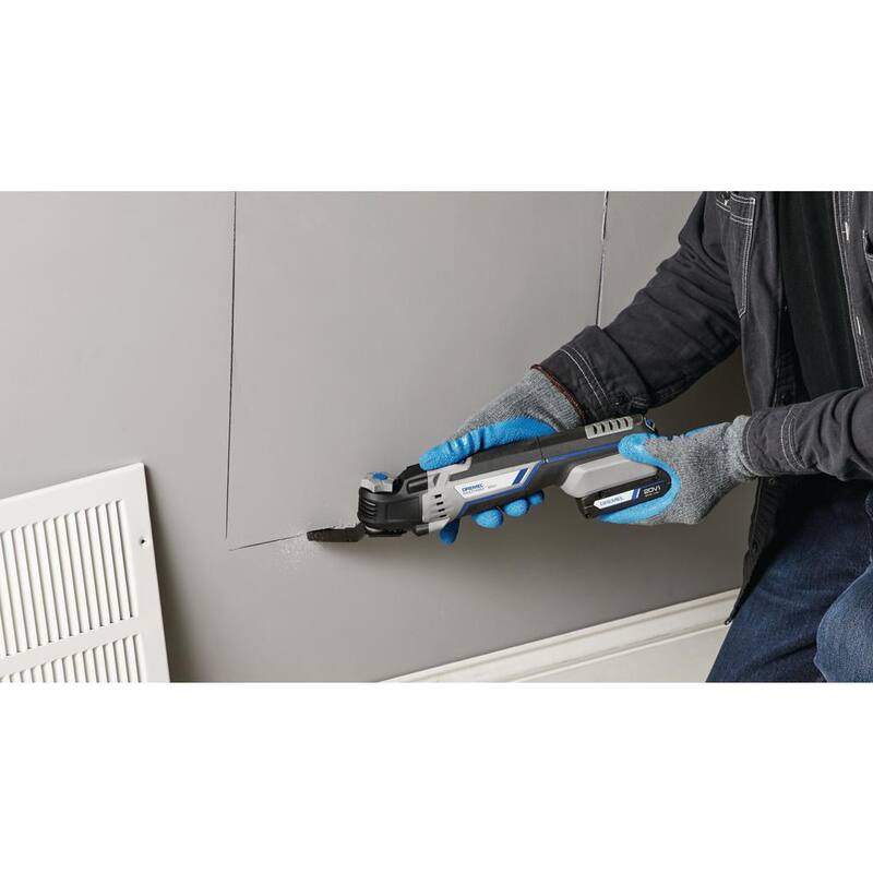 Hojas de corte enrasado para herramienta múltiple oscilante Dremel Universal Dual Interface de 2 in. para madera, tablaroca y plástico (paquete de 4) - MM480BU-4