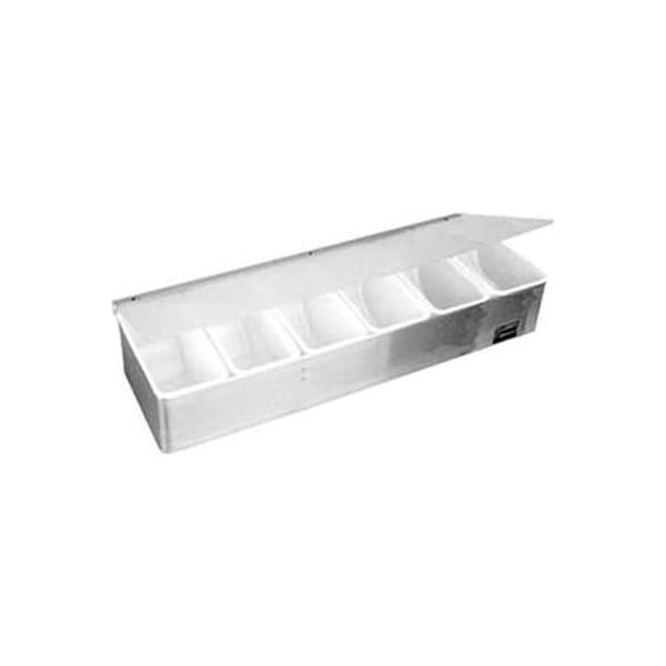 Allpoints Allpoints 1503512 Dispenser, Condiment, 6 Pts, Stainless Steel For San Jamar - 1503512