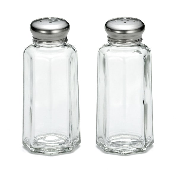 Tablecraft Pnld Salt/Pppr Shaker W/SS Tops, 2OZ, PK12 - 155S&P-2