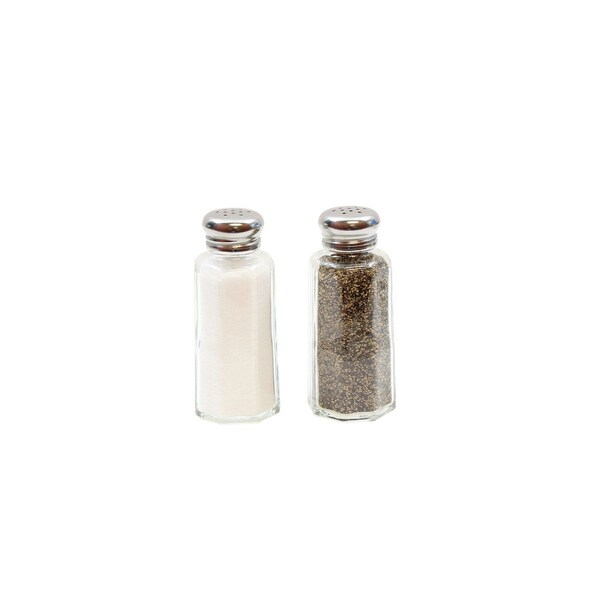 Tablecraft Pnld Salt/Pppr Shaker W/SS Tops, 2OZ, PK12 - 155S&P-2