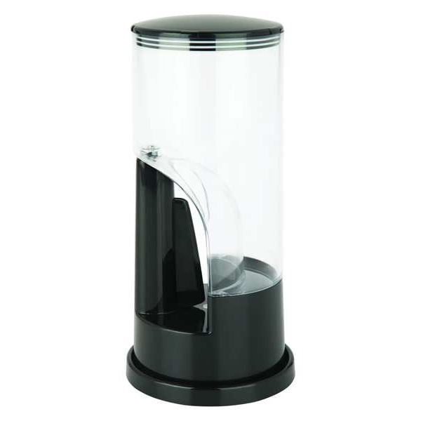 Honey-Can-Do Coffee Dispenser, 8 oz., Black/Chrome - KCH-06079
