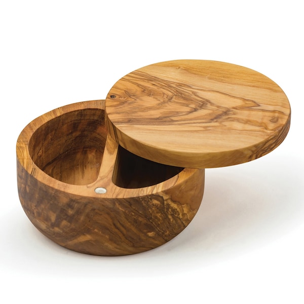 Rsvp International Olive Wood Salt Box - OW-SBX