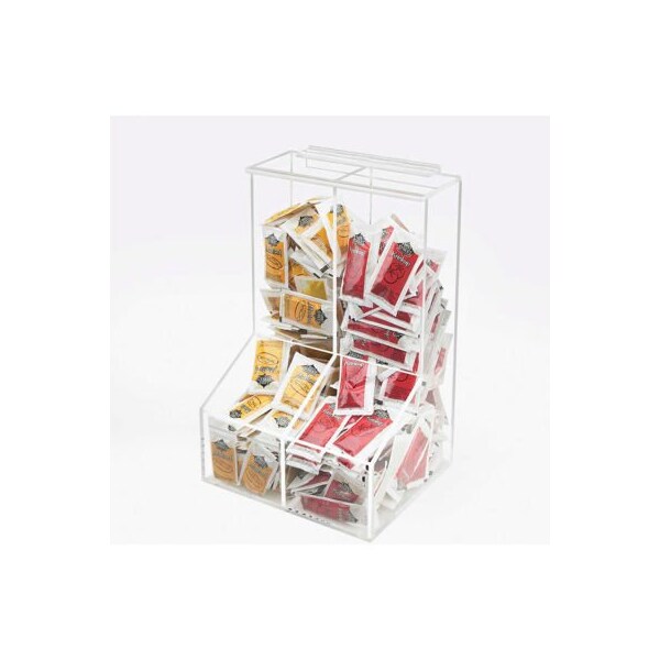 Cal Mil Plastics Cal-Mil 925 Divided Condiment Organizer 8-1/2"W x 4"D x 12"H - 925