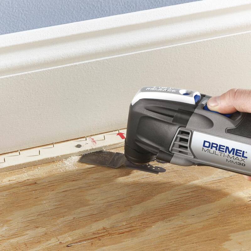 Hojas de corte de inmersión de herramienta oscilante multiusos bimetálicas de 2 pulgadas Dremel Universal Dual Interface (paquete de 4) - MM482BU-4