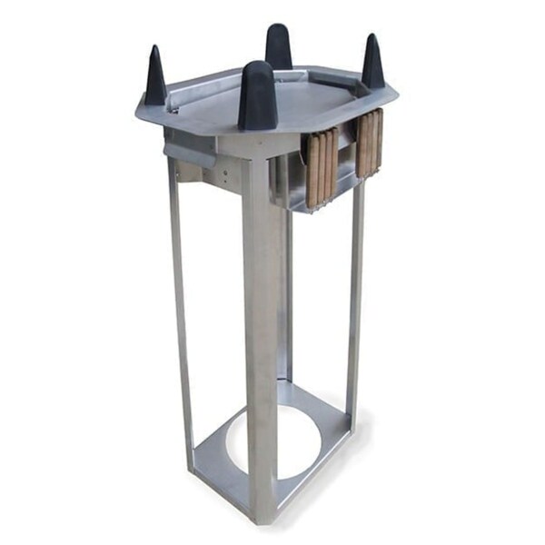 Lakeside Open Drop-In Oval Plate Dispenser; 9-3/4"x13-3/4" to 10-3/4"x14-1/2" - V4014