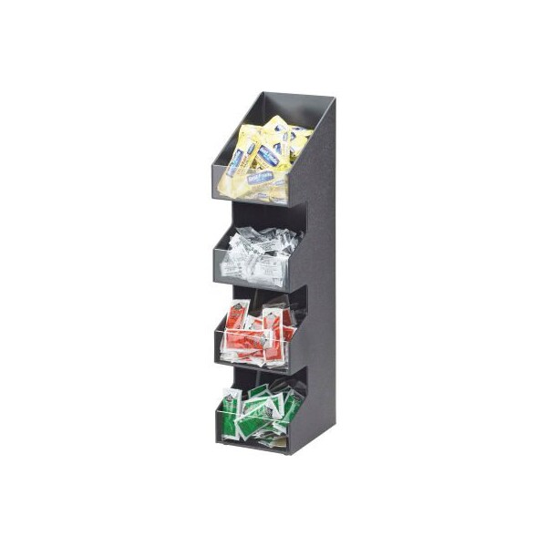 Cal Mil Plastics Cal-Mil 1423 Classic Coffee Condiment Display 5-1/4"W x 6-3/4"D x 21"H - 1423