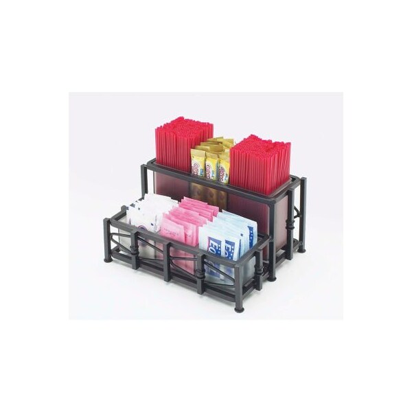 Cal Mil Plastics Cal-Mil 1252 Iron Condiment Display 8-1/2"W x 6-3/4"D x 4"H - 1252