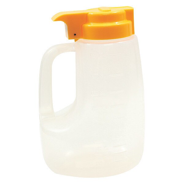 Tablecraft Option Dspnsr, Clrfd Pp, Plst Ylw Top, 48OZ - PP48Y