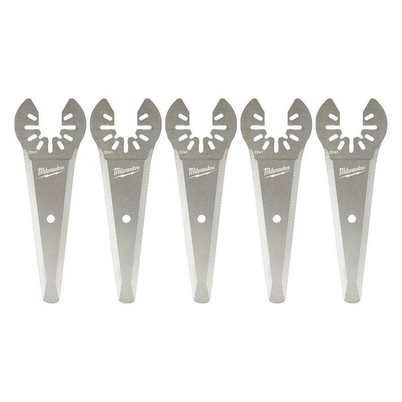 Herramienta oscilante 5 en 1 para corte de yeso de ajuste universal de acero al carbono de Milwaukee (1 pieza) - 49-25-2281