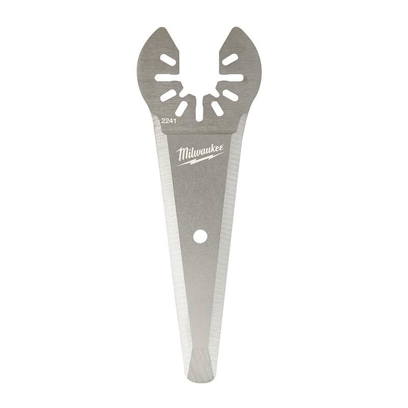 Herramienta oscilante 5 en 1 para corte de yeso de ajuste universal de acero al carbono de Milwaukee (1 pieza) - 49-25-2281
