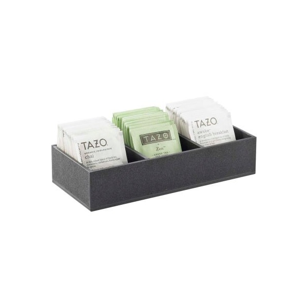 Cal Mil Plastics Cal-Mil 1246-13 Classic Packet Display 9-1/2"W x 4-3/8"D x 2-1/8"H Black - 1246-13