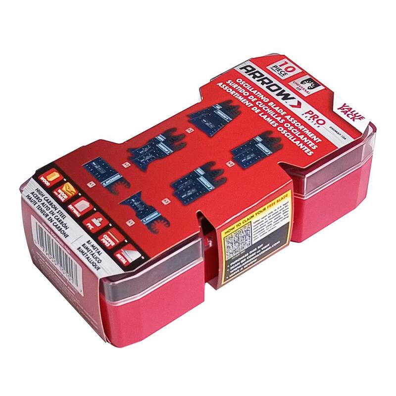 Conjunto de hojas oscilantes Arrow (10 piezas) - OSCMULT-10A