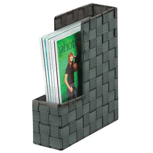 Honey-Can-Do Woven Magazine File, 3PK, Salt Pepper - OFCZ04481