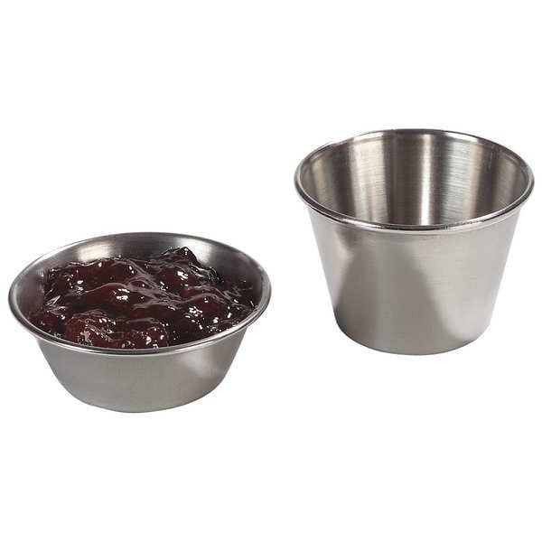 Carlisle Foodservice Sauce Cup, SS, 2.5 oz., PK144 - 602500GR
