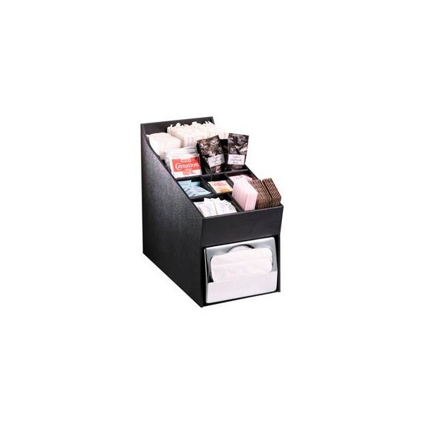 Dispense Rite Dispense-Rite Countertop Straw, Condiment and Napkin Organizer - NLO-ADNH