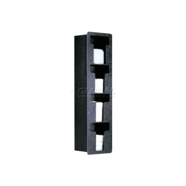 Vollrath Co Vollrath Acry Fab, Vertical Lid Holder, 4 Column, 25-1/2 X 6-1/2 X 5-3/8 - FML-4V