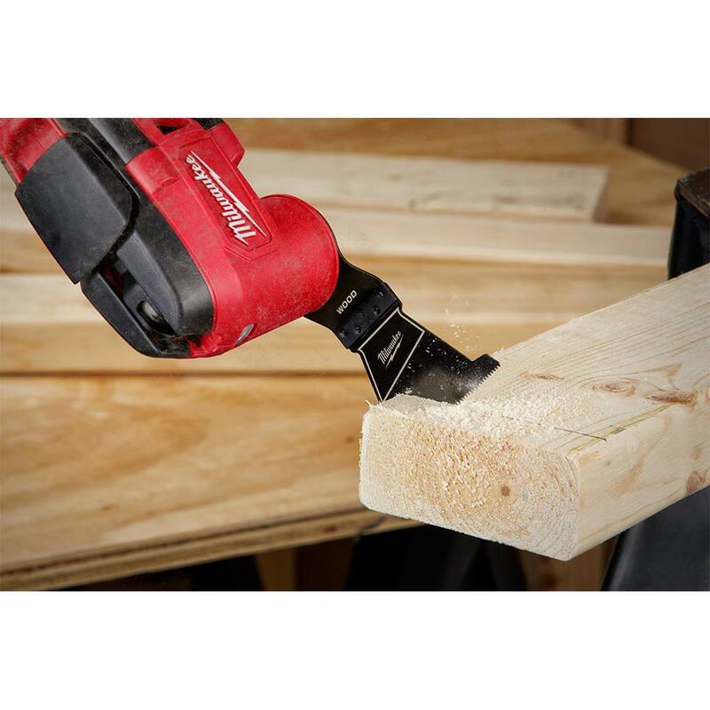 Kit de hojas para corte de madera oscilante para herramienta múltiple Milwaukee (3 piezas) - 49-10-9004