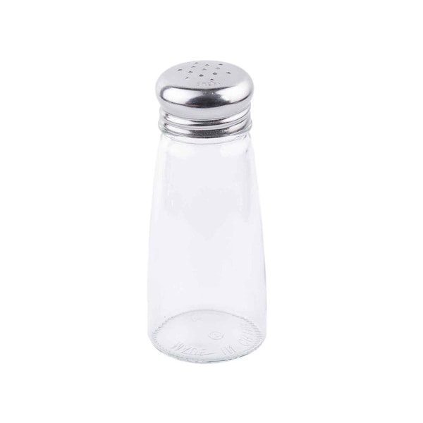 Tablecraft Rnd S/P Shakers W/SS Tops, 3OZ, PK12 - 132S&P-2