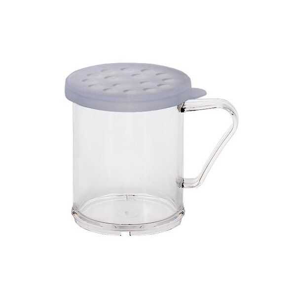 Cambro 10 oz Camwear® Parsley Shaker w/ Lid - 96SKRP135