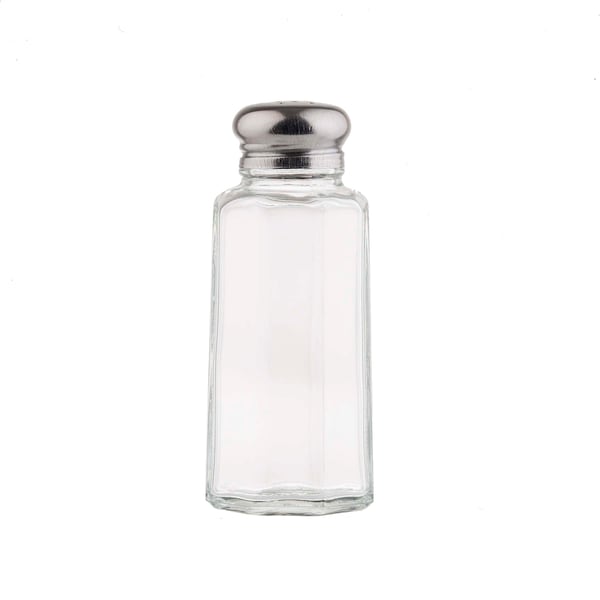 Tablecraft Tablecraft 2 oz. Paneled Glass Salt And Pepper Shaker, PK48 - C155-12