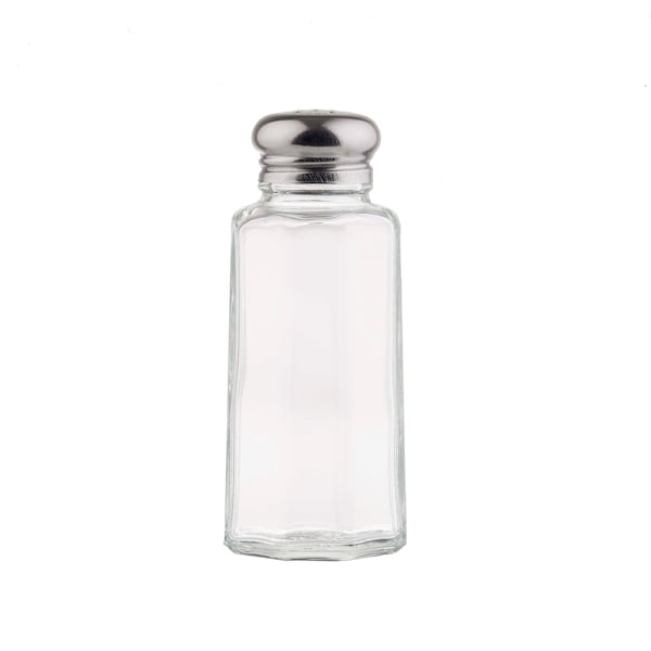 Tablecraft Tablecraft 2 oz. Paneled Glass Salt And Pepper Shaker, PK48 - C155-12