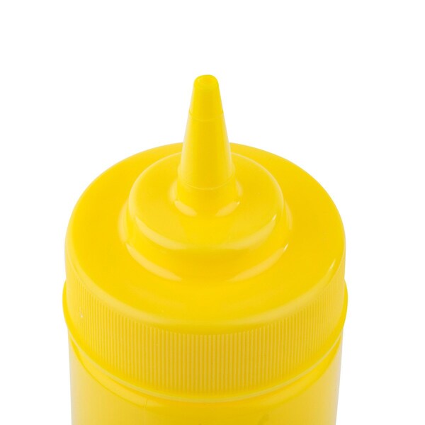Tablecraft Wide Mouth Mustard, 53 mm, Cone, 12OZ, PK12 - 11253M