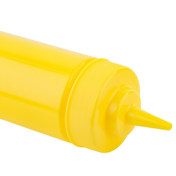 Tablecraft Wide Mouth Mustard, 53 mm, Cone, 12OZ, PK12 - 11253M