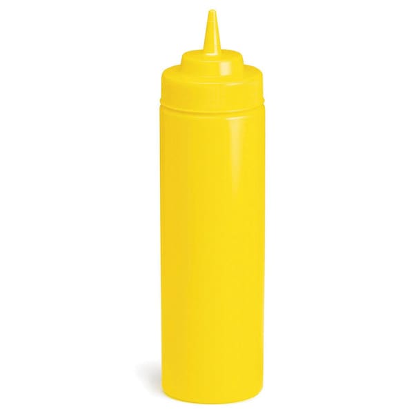 Tablecraft Wide Mouth Mustard, 53 mm, Cone, 12OZ, PK12 - 11253M