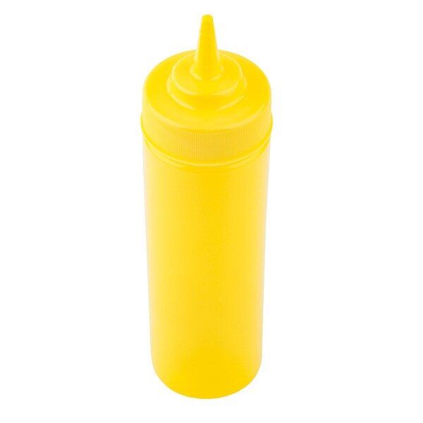 Tablecraft Wide Mouth Mustard, 53 mm, Cone, 12OZ, PK12 - 11253M