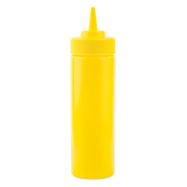 Tablecraft Wide Mouth Mustard, 53 mm, Cone, 12OZ, PK12 - 11253M