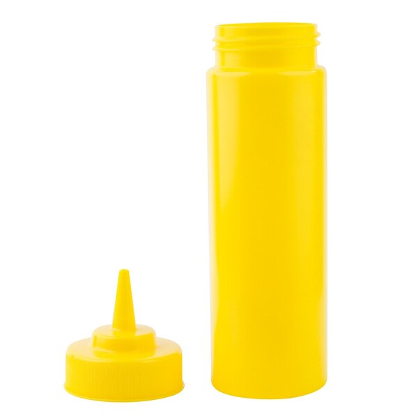 Tablecraft Wide Mouth Mustard, 53 mm, Cone, 12OZ, PK12 - 11253M