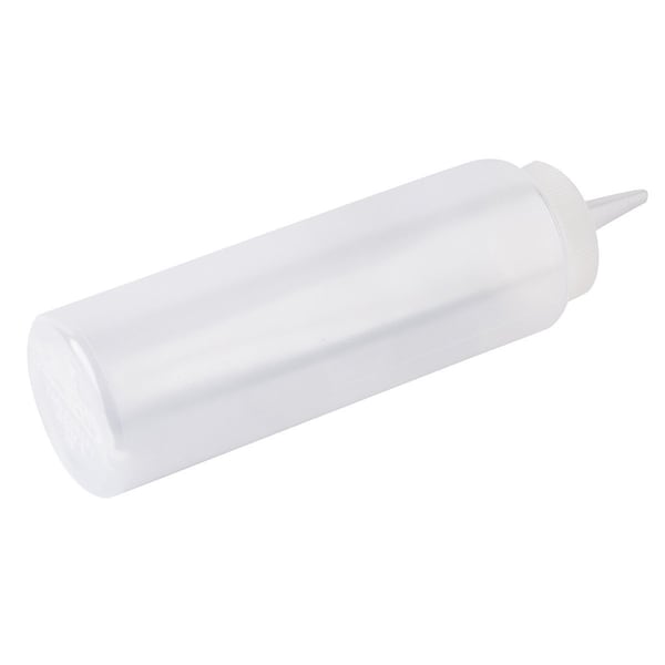 Tablecraft Std Sqz Bottle, Clr, 38mm, Cone, 8OZ, PK12 - 108C-1