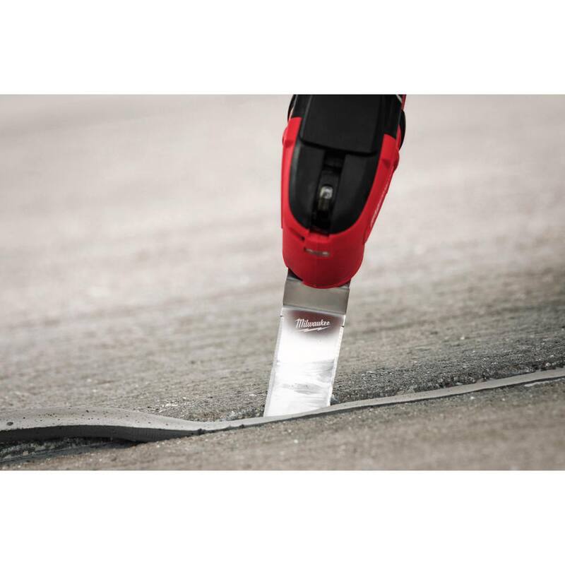 Milwaukee 3 pulgadas Hoja Universal de Carburo 2 en 1 con Grit Híbrido Bi-Metal para Trabajo de Azulejo Herramienta Oscilante Multiuso (1 pieza) - 49-25-2261