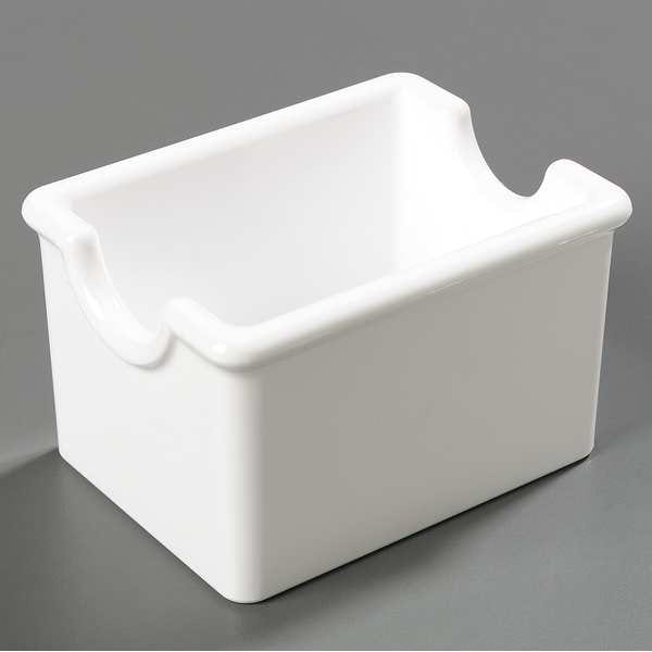 Carlisle Foodservice Sugar Caddy, 20 Packet, White, PK24 - 4550GR02