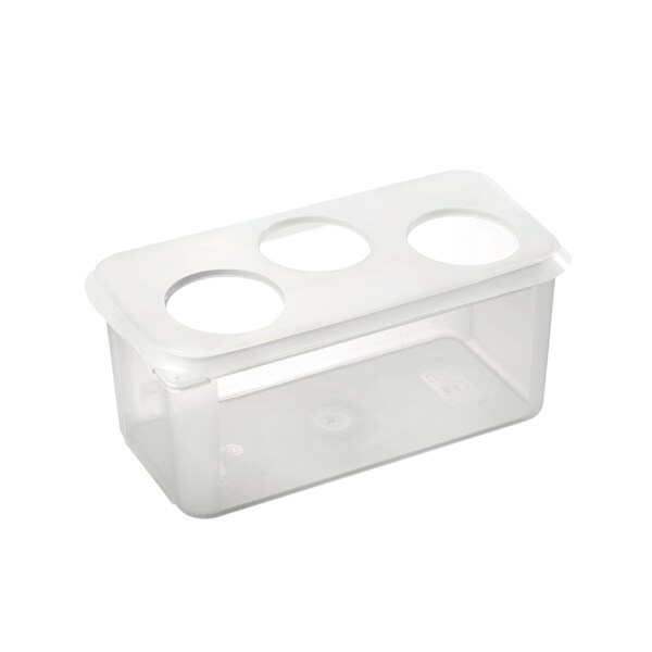 Araven SQUEEZE BOTTLE ORGANIZER 3 LARGE HOLE, GN1/3 - 01472