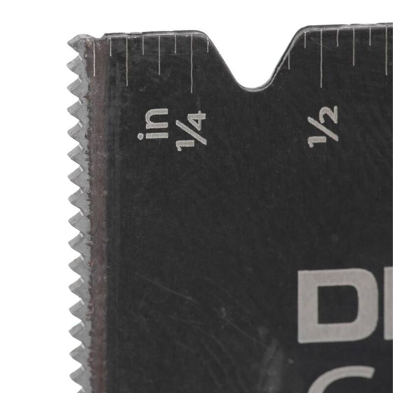 Cuchilla universal de carburo de 1-1/4 pulg. para herramienta múltiple oscilante de corte al ras de Dremel (1 pieza) - MM485U