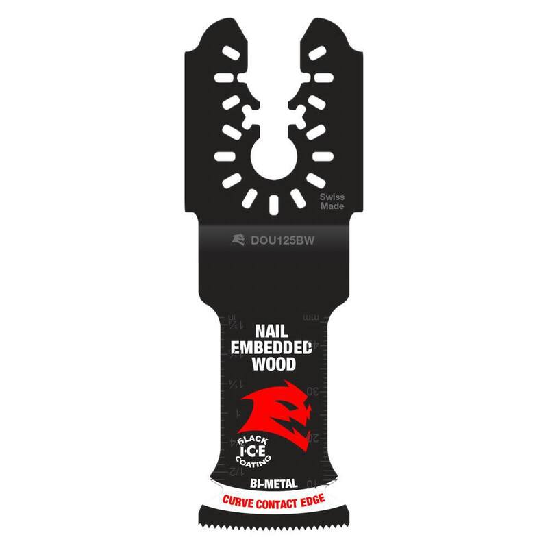 DIABLO 1-1/4 pulgadas. Hoja Universal de Bi-Metal para Herramienta Oscilante Demo Demon para Madera con Clavos Incrustados - DOU125BW