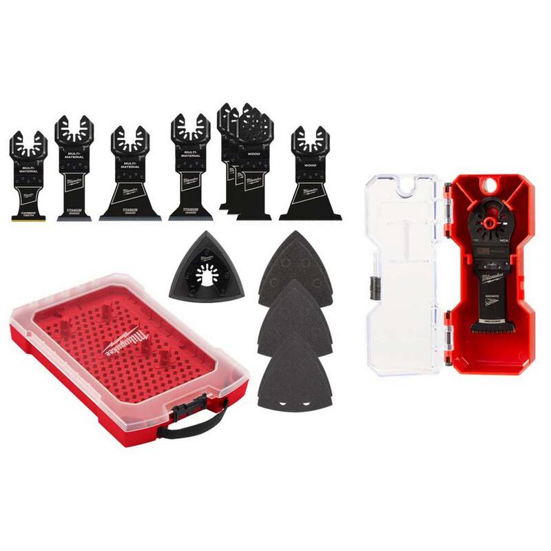 Set de cuchillas para herramienta multiusos oscilante de Milwaukee (20 piezas) - 49-10-9215-49-10-9211