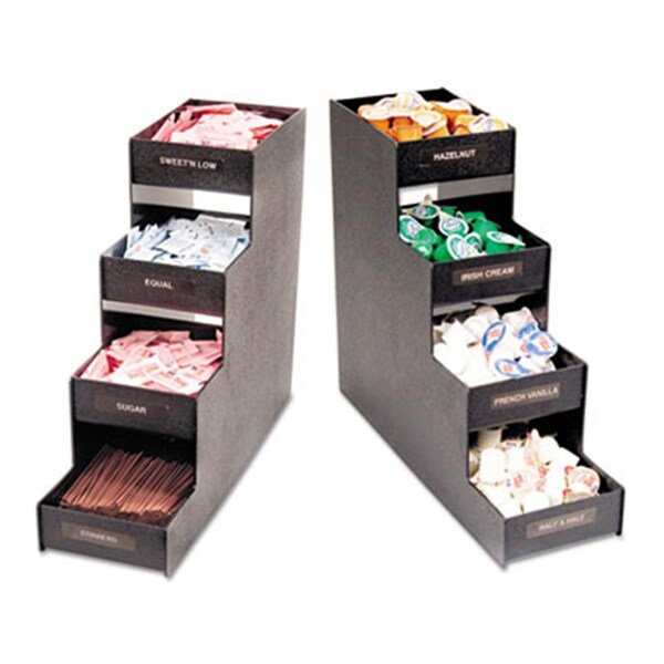 Guest Room Narrow Condiment Organizer 6w x 19d x 15.88h Black - GU3328856