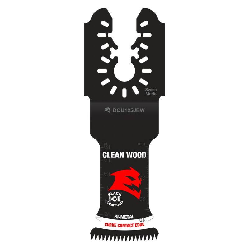 DIABLO 1-1/4 pulgadas Demo Demon Universal Fit Hoja de herramienta oscilante bimetálica para madera limpia - DOU125JBW