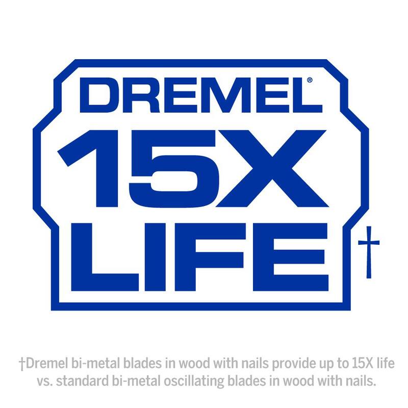 Cuchilla universal para herramienta multiherramienta oscilante de corte bimetálico/madera/panel de yeso de 1-1/4 pulgadas (1 pieza) - MM482U