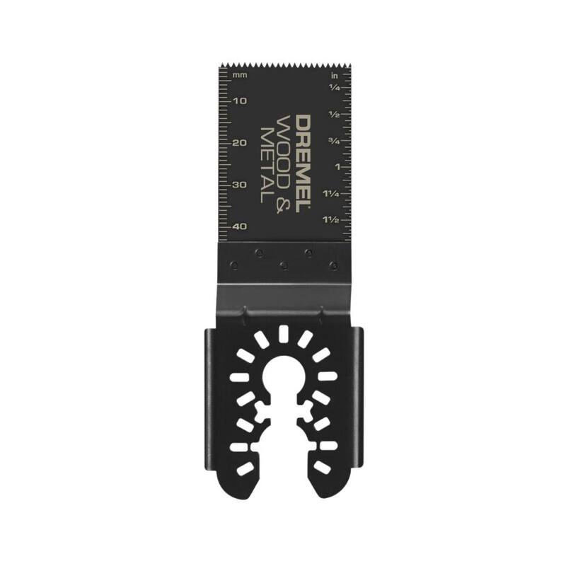 Cuchilla universal para herramienta multiherramienta oscilante de corte bimetálico/madera/panel de yeso de 1-1/4 pulgadas (1 pieza) - MM482U