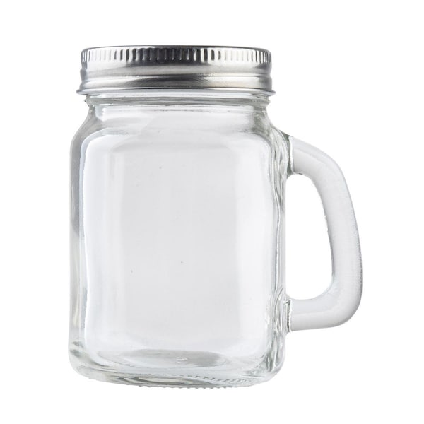Tablecraft Mason S/P Shakers W/Metal Lid, 4.75OZ - H475S&P