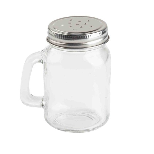 Tablecraft Mason S/P Shakers W/Metal Lid, 4.75OZ - H475S&P