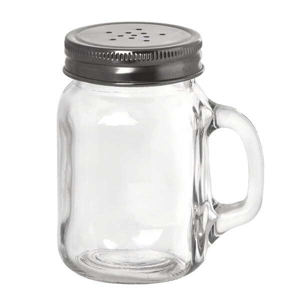 Tablecraft Mason S/P Shakers W/Metal Lid, 4.75OZ - H475S&P