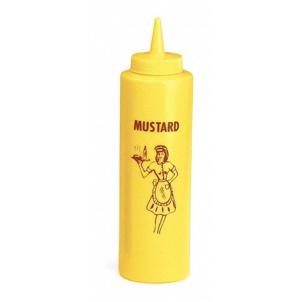 Tablecraft Nostlgia Sqz Bottle, Mstrd, 36mm, 12OZ, PK12 - 1112M
