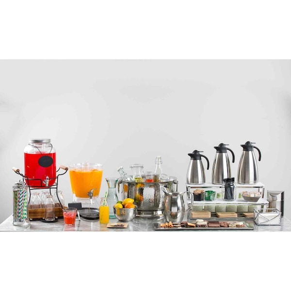 Tablecraft Stckbl Bvrage Dispenser, Infsr, 9.5"X13.5" - BAD1500